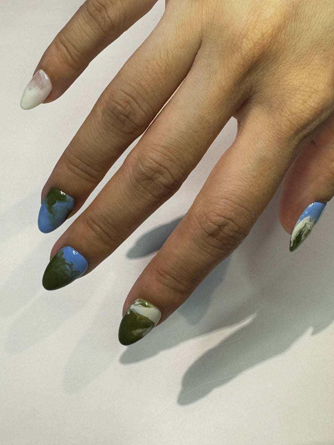 butterfly pea matcha latte