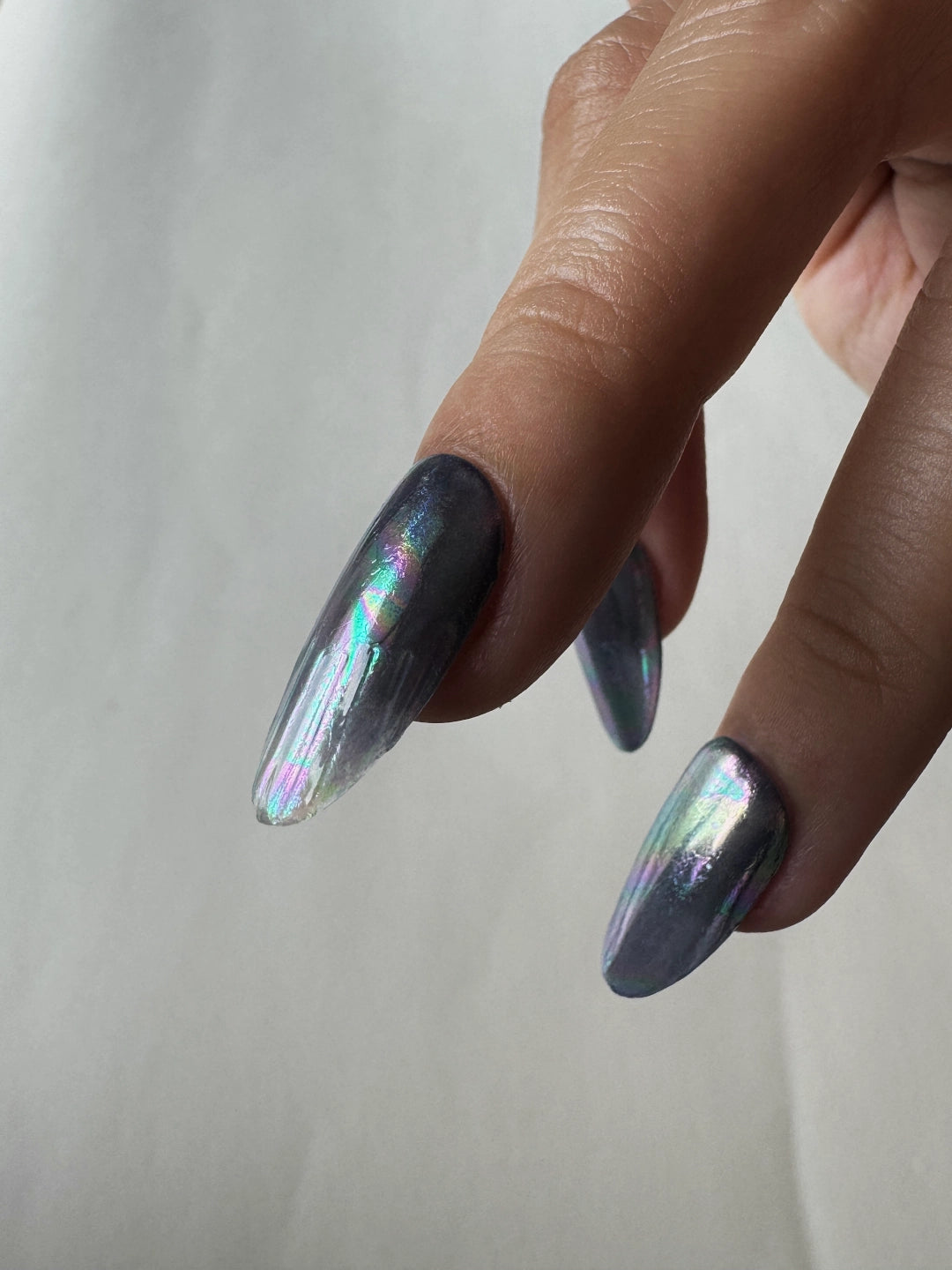 iridescent fin