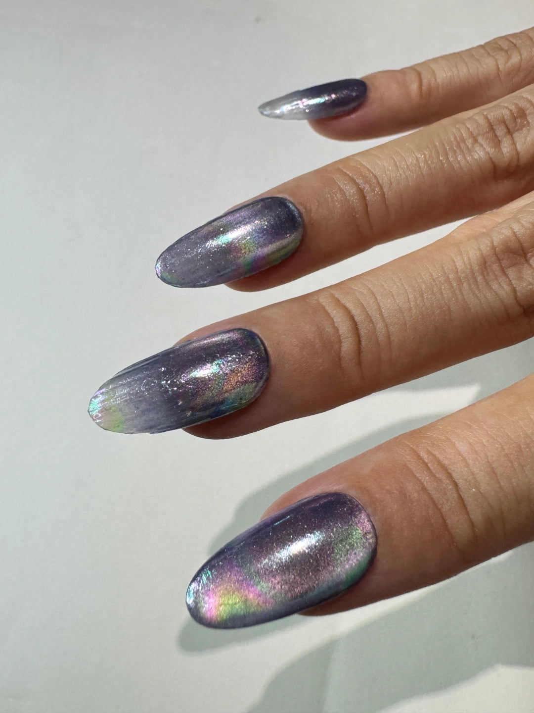 iridescent fin